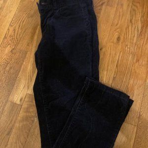 J. Crew corduroy pants (navy, 26S)